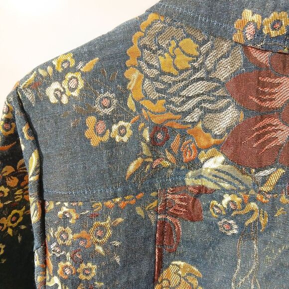 Isaac Mizrahi NWT Floral Zip Jacket/Blazer - Picture 4 of 12